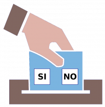 scheda voto referendum - simbolo