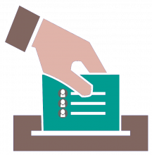 scheda voto elezioni - simbolo